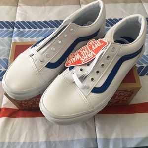 Vans Off The wall kids white sneakers